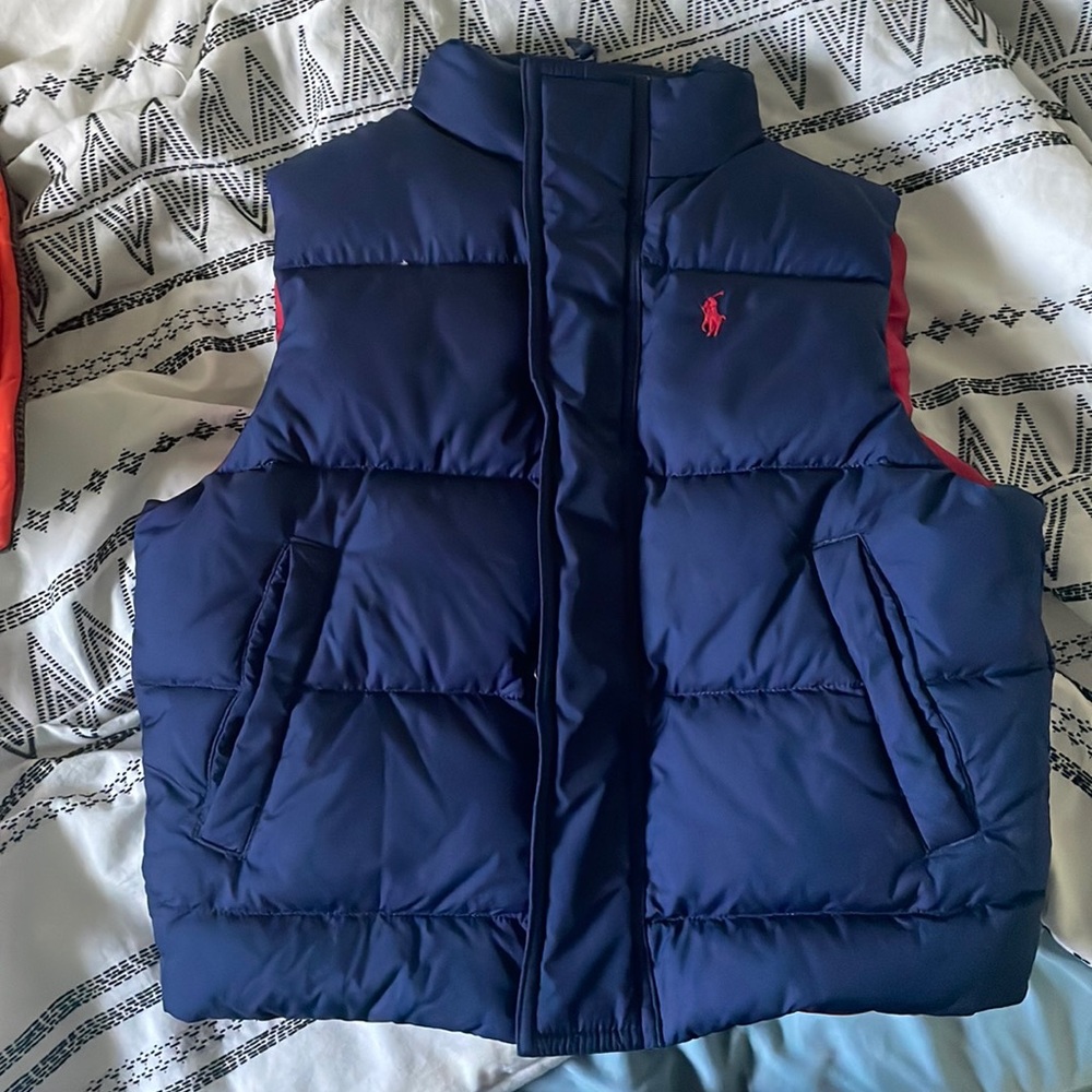 Boys 2t winter polo vest